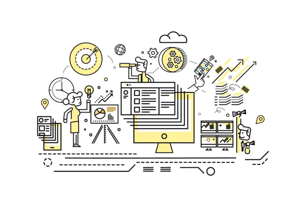 Modern illustration of AI trends shaping businesses beyond 2026