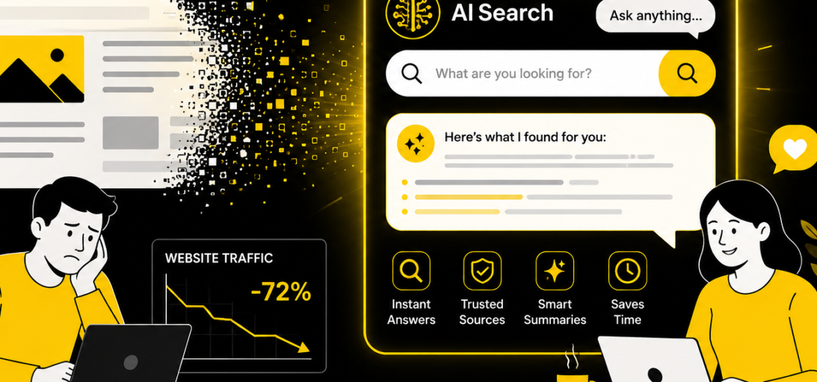 AI Search Optimization: Why Website Traffic Is Falling and How to Stay Visible in the AI Era