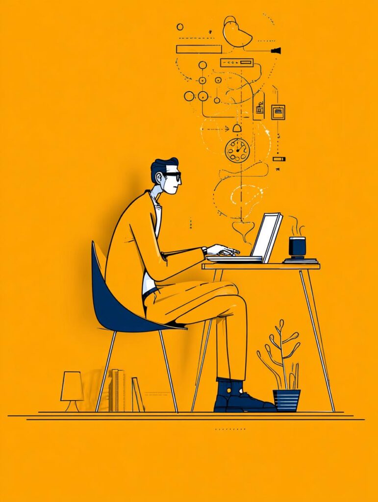 AI tools illustration for productivity and digital marketing in 2026