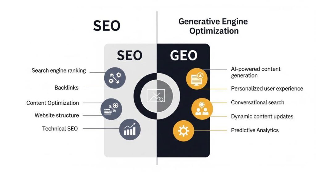 How GEO Is Different From Traditional SEO