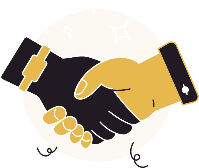 Website trust signals with testimonials, secure payment, and contact details